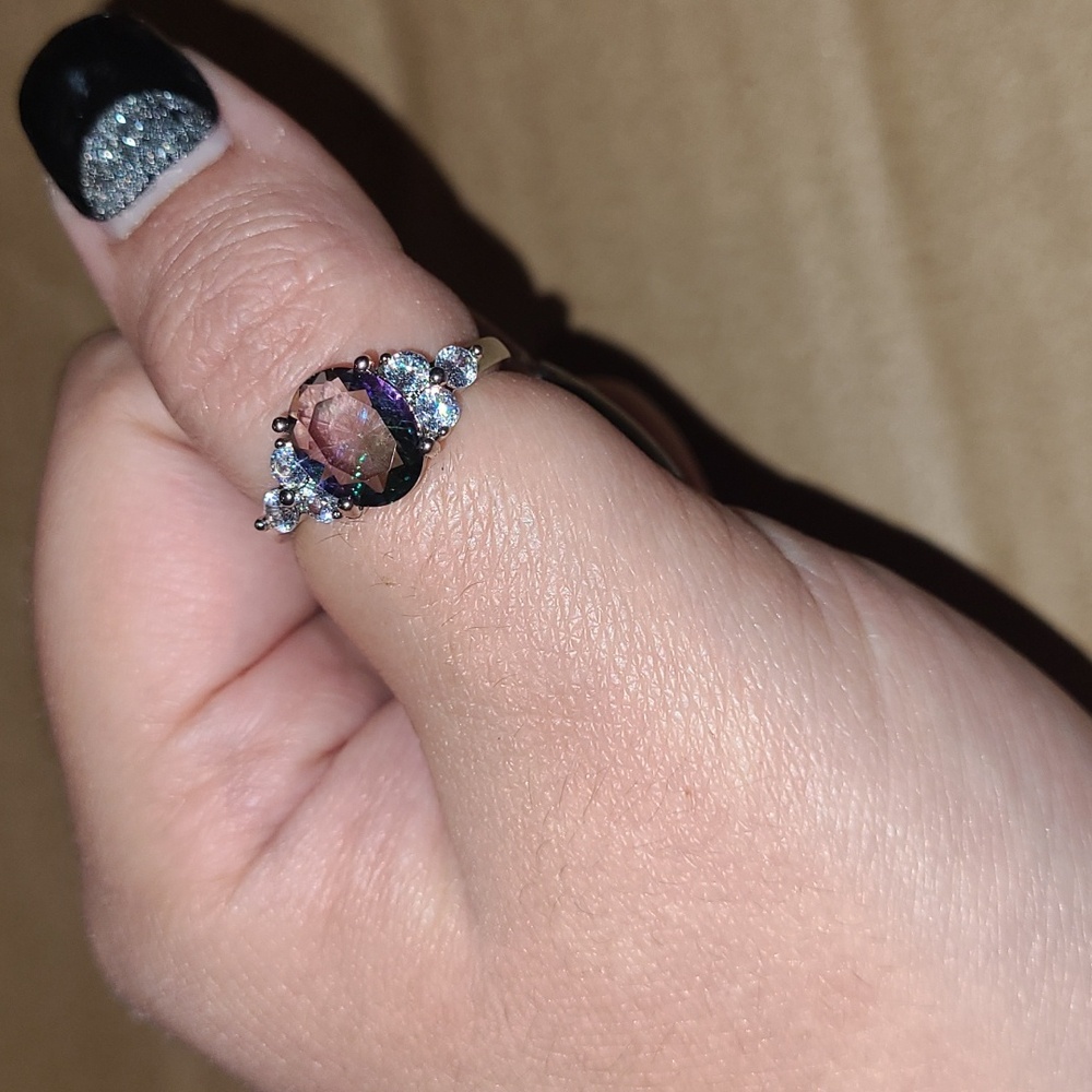 Mystic Topaz Ring Size 8
